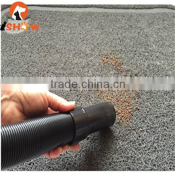 Cat embossed logo cat litter sand mat pvc extra thickness anti-tear extra size