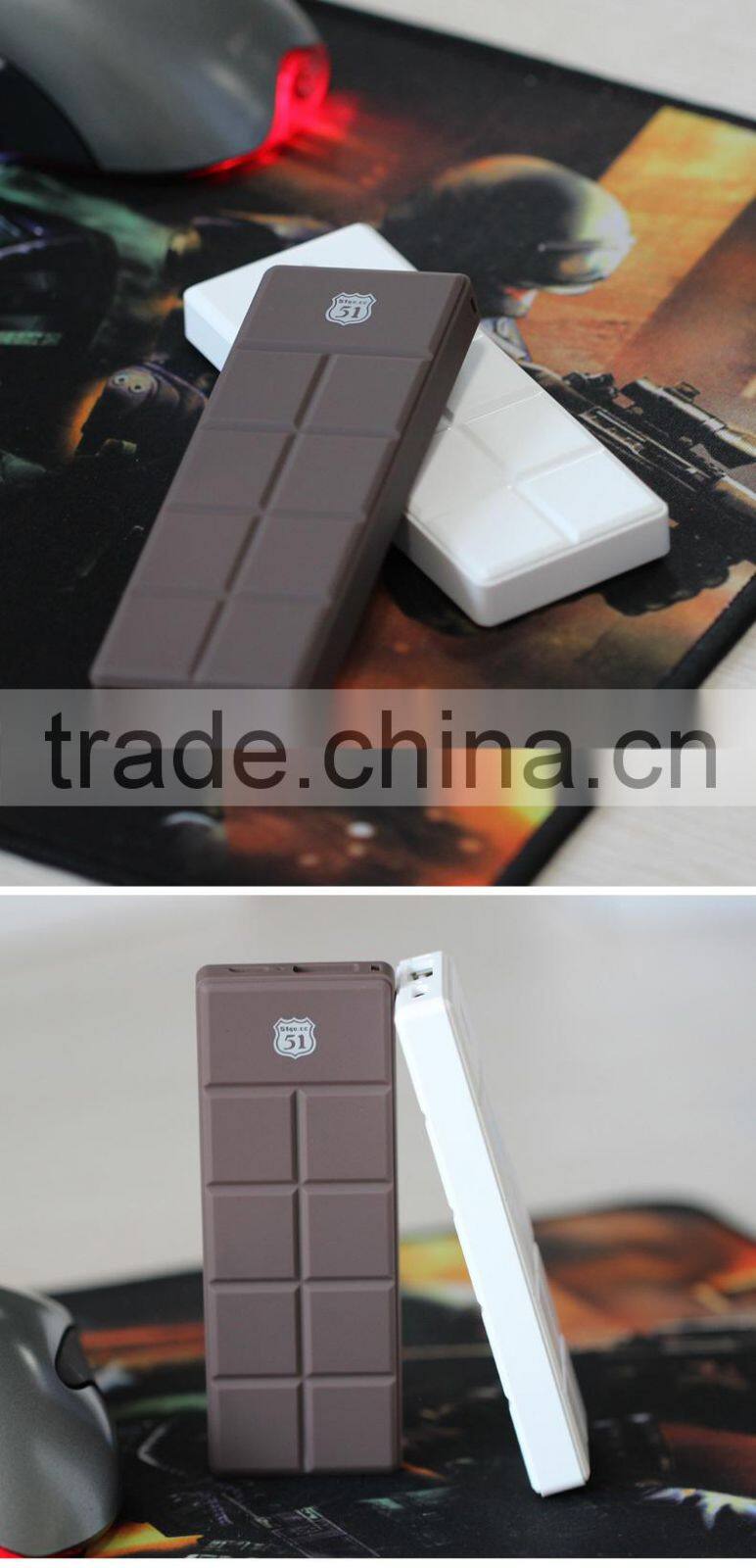 chocolate popular smartphone power bank factory for blackberry