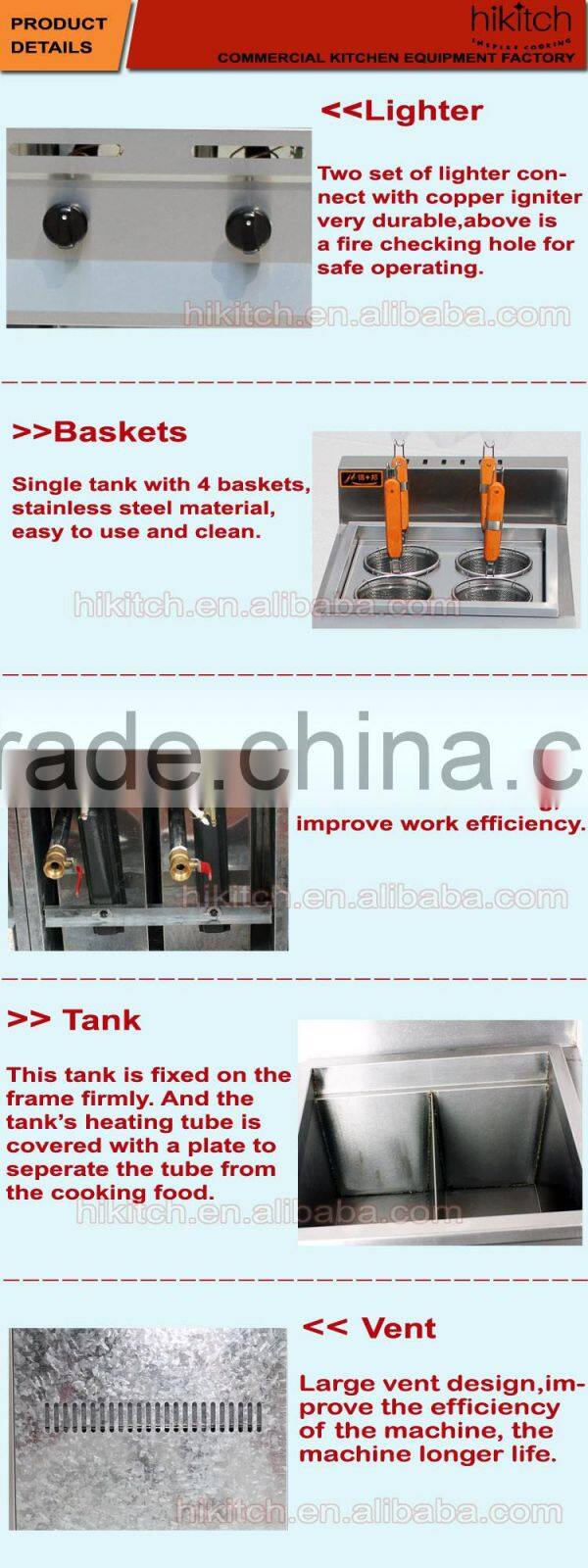 Wholesale Freestanding Commercial Gas Pasta Cooker with 4 Baskets