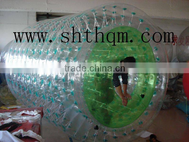 inflatable colorful roller infflatable water roller