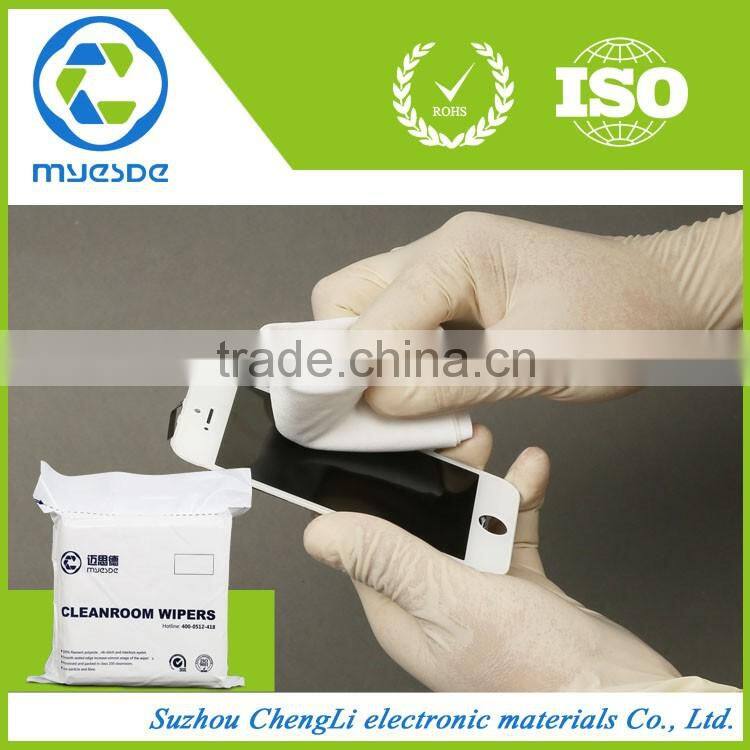 1009SLE disposable lint-free 100% polyester Cleanroom wiper cloth