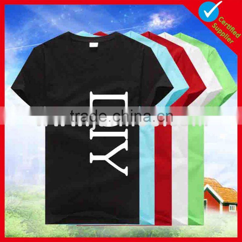 Polyester brand popular t shirt customizing