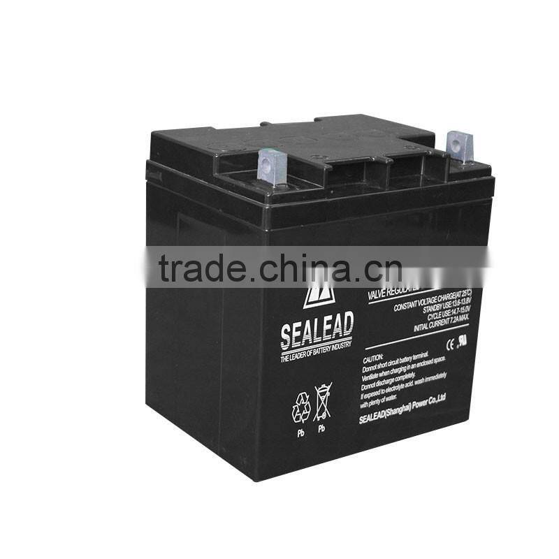 2016 china manufacturer 12v 24ah led emergency light gsm alarm system sealed lead-acid battery