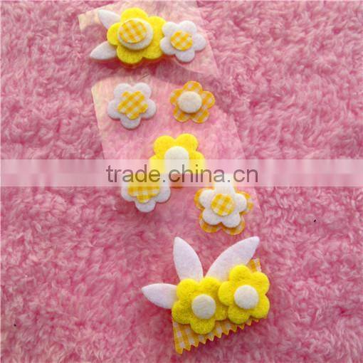 2015 New arrival cartoon wall felt sticker for scrapbook