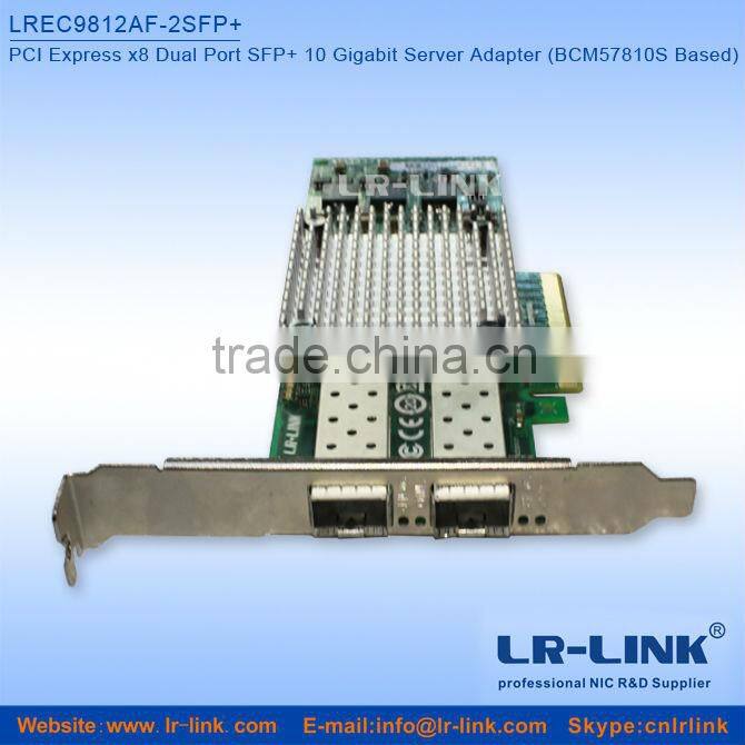 PCIe x8 2 Dual SFP+ Port 10G Ethernet Lan Cards Broadcom BCM57810S Compatible 530SFP+