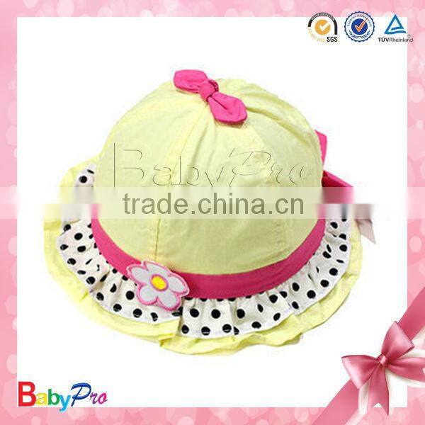 Hot Sale Eco-Friendly Baby Girl Hat Children Plain Blank Bucket Hat Wholesale