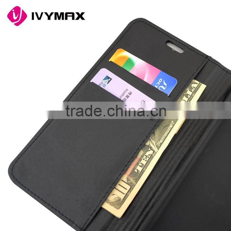 2016 latest new design full body bling diamond leather flip wallet case pouch for alcatel fierce xl