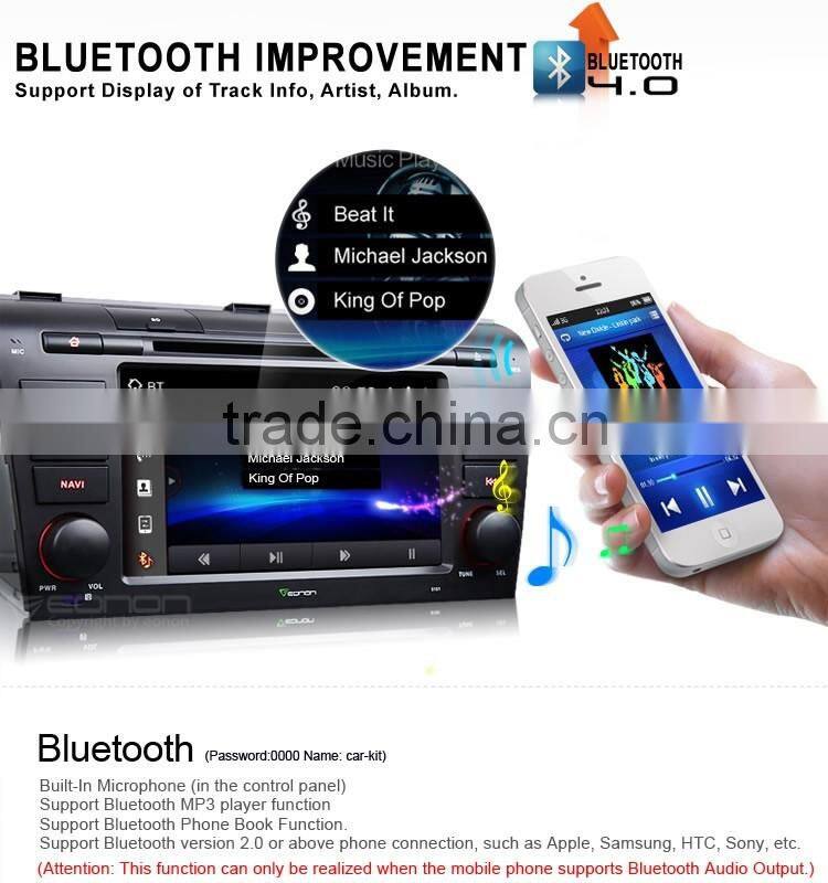 EONON D5151Z 7" Digital Touch Screen Car DVD Player with Built-in GPS For Mazda 3