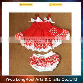 Red professional baby dress designs 2016 new model girl fancy tutu dress