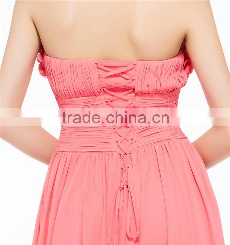 Wholesale China Factory Simple Pink Beach Wedding Dresses In Guangzhou