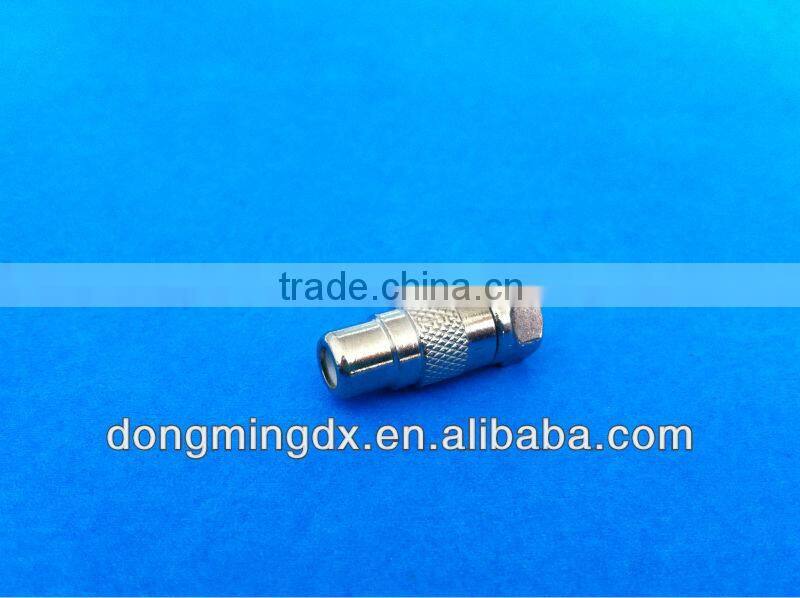 IEC female to F male coaxial connector adapter