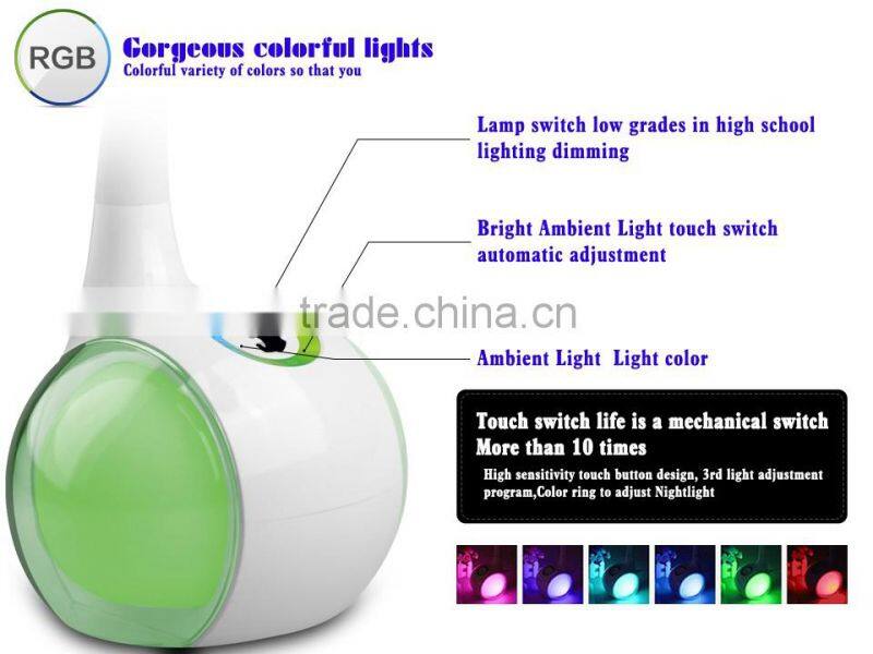 Wifi mobile phone remote control smart desk lamp for baby/kids monitor