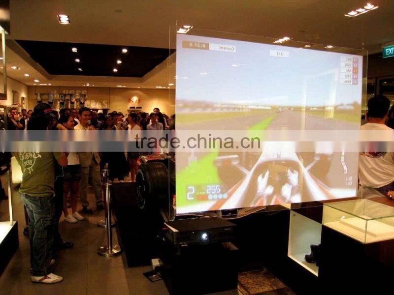 Transparent Rear Projection Film/Clear Film/Transparent screen/3D Holographic Rear Projection Screen Film for Window store