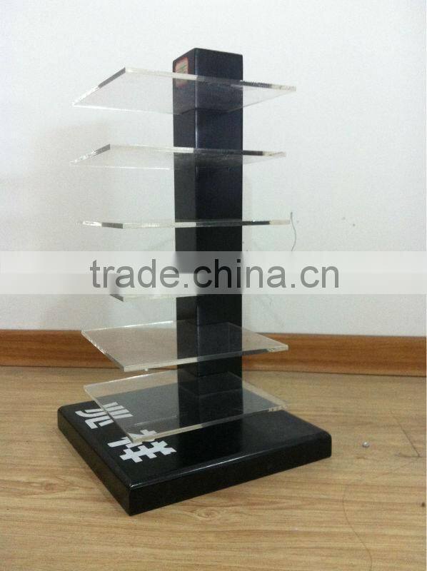 Black small acrylic watch display stand