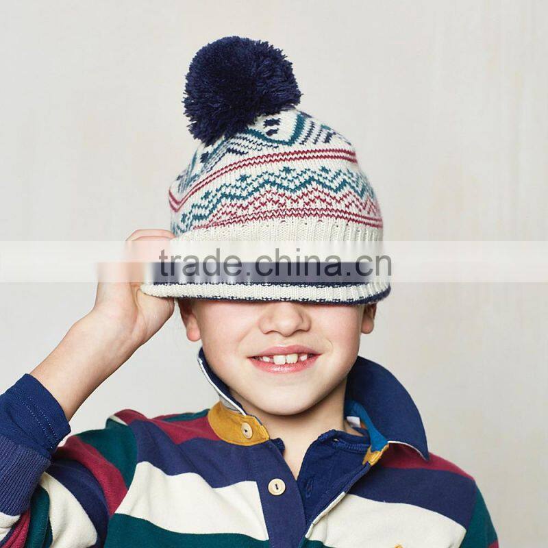 Promotional Black Beanie Winter Hat/Wholesale Knitted Embroidered Beanie