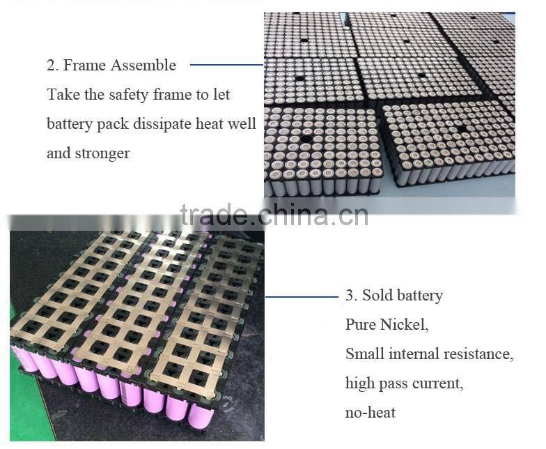 customized Triangle shape battery 36v 14ah for 500w electronic bike