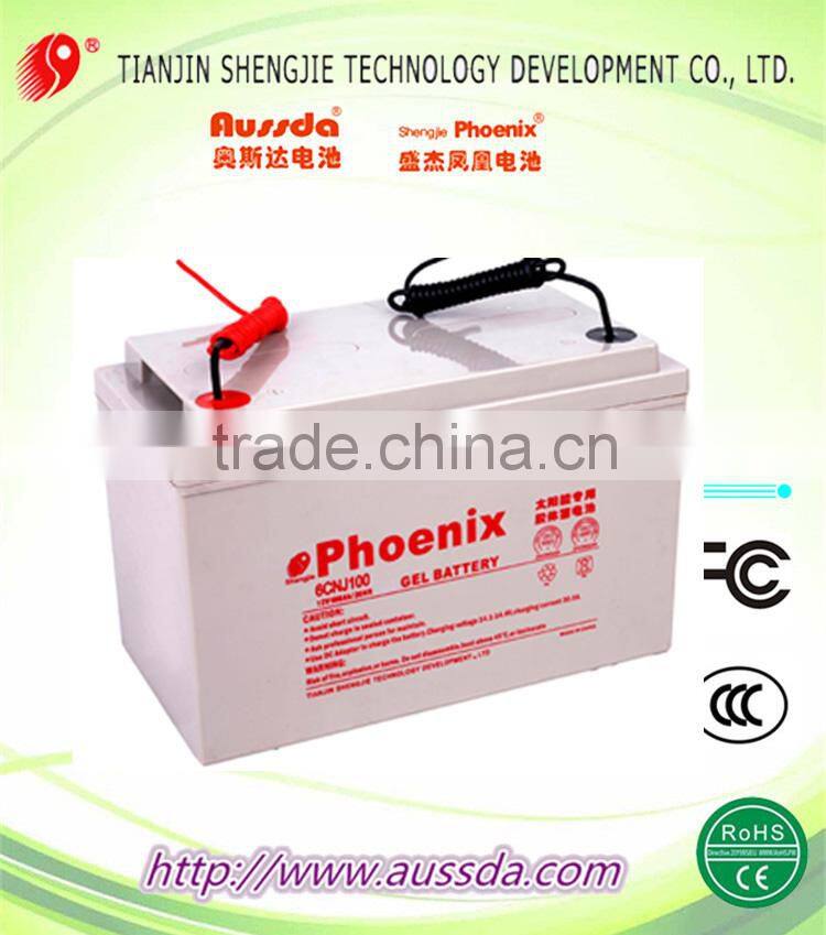 Proflex long lift time maintenance free 12V 100Ah Solar deep cycle Battery