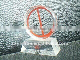 transparent acrylic signs display holder