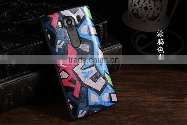 Colored drawing Flower Flag Catoon Soft TPU Silk Skin case for LG G5/LG V10