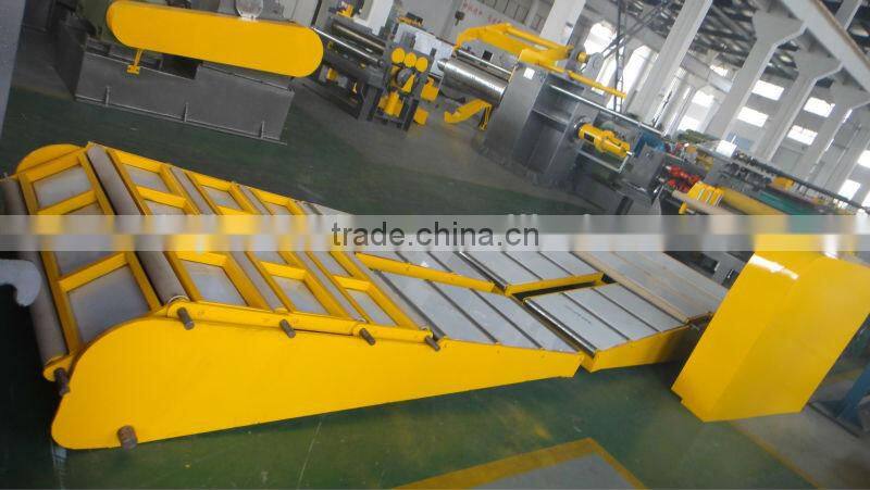 Steel plate cut to length line