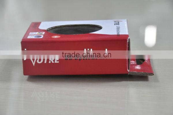 Red color and glossy lamination cosmetic packaging,paper box printing