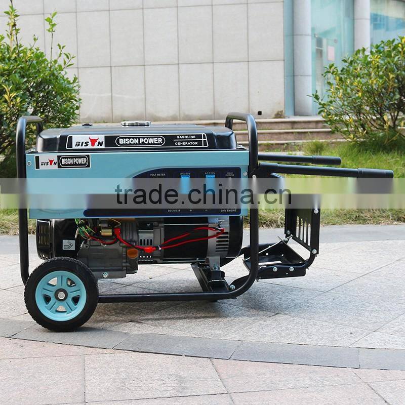 BISON(CHINA) Competitive Price 5000 Watt Generator Dynamo with Factory Supplier BS6500