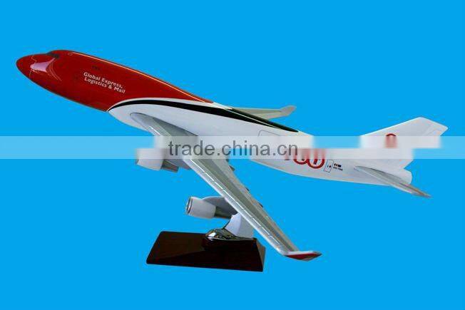 PROFESSIONAL MANUFACTURER TNT LOGO B747 PLANE MODEL DESTOP PLANE MODEL