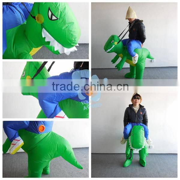 funny adult size inflatable dragon costume for sale