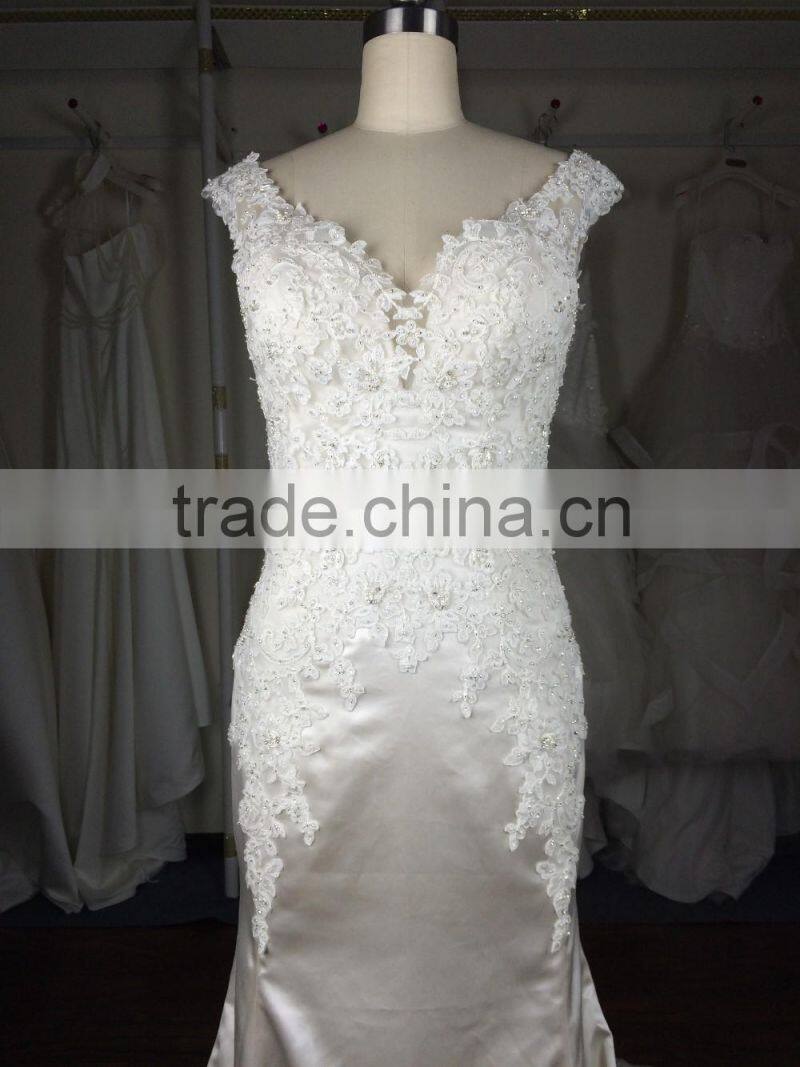 (MY20151223A) MARRY YOU A Line Open Back Alibaba Wedding Dress 2016