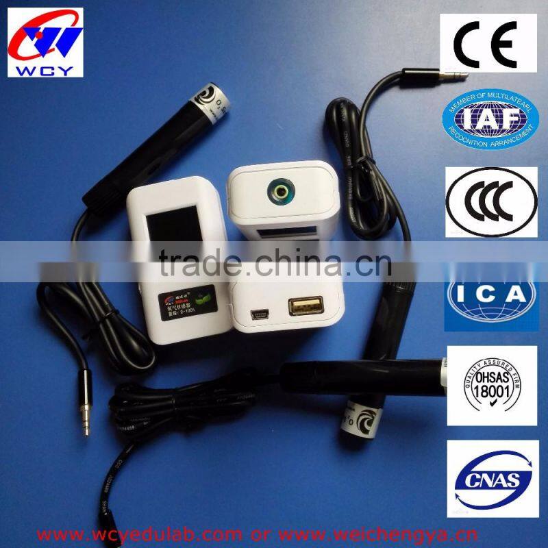 Directly manufacture USB digital oxygen sensor with probe / transducer used as educational laboratory equipment