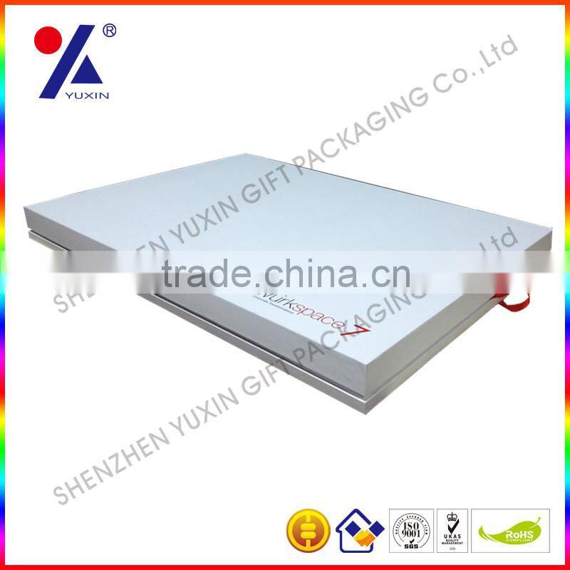 Rigid cardboard paper packaging box dress packaging box apparel packing box luxury dress packag with customized prinitng