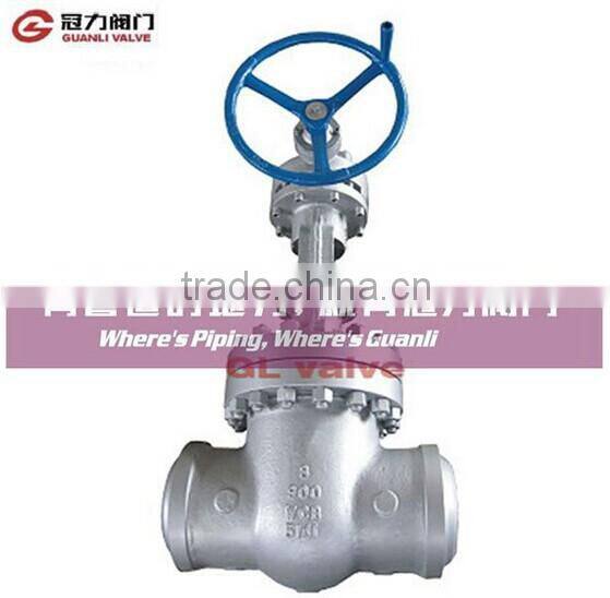 Alloy steel bevel gear gate valve