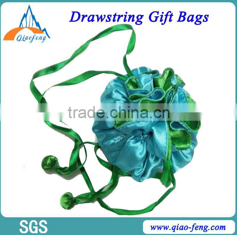 metallic drawstring pouch bag small jewelry bags