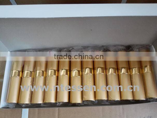 15ml Gold Aluminum Rotation Spray Perfume Bottle