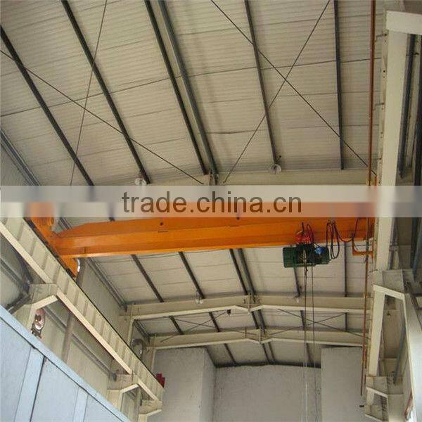 electric 3 ton workshop single girder overhead crane
