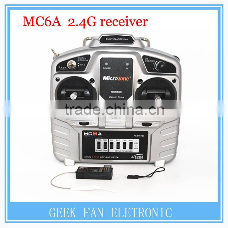 Latest Machines MC6A Upgraded version 2.4G six-channel remote control MC6A remote control with receiver