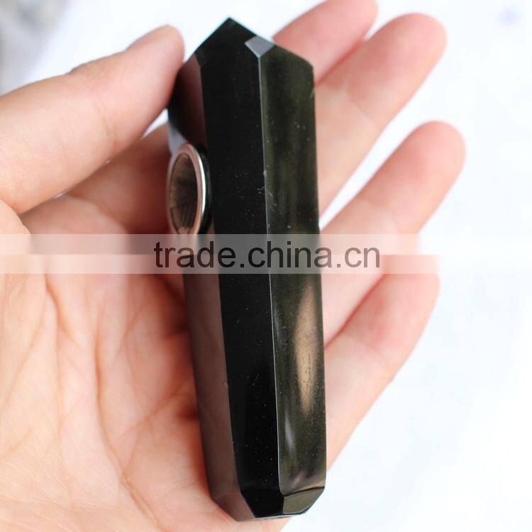 natural black obsidian cheap smoking pipes for sale