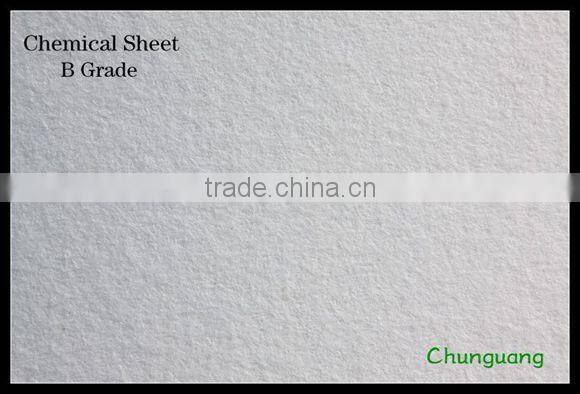 Non-woven chemical sheet used as toe puff & counter