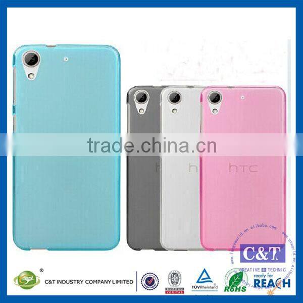 C&T 2015 Newest Stylish gel tpu soft phone case cover for htc desire 620