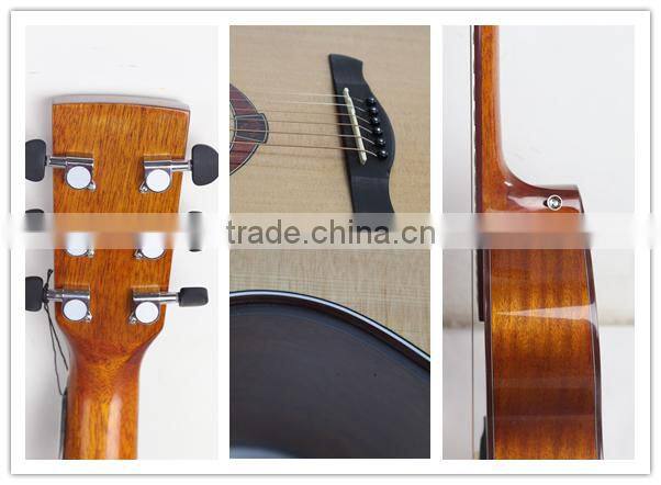 OEM chinese guitar sapele acoustic electric guitar L-4012-3