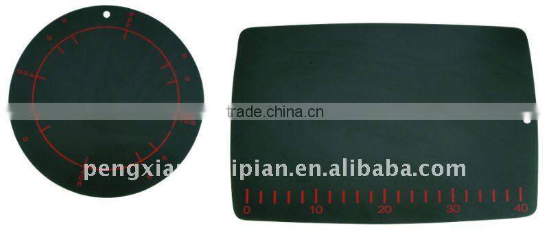 new design plastic chopping board/cutting block
