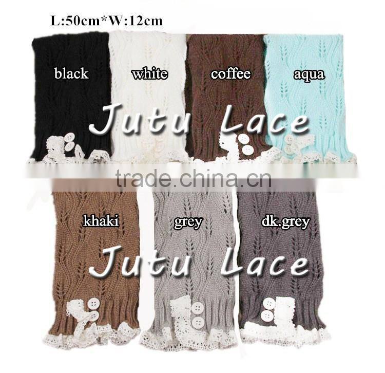 2015 newest artificial keep warm foot collar, christmas decoration fashion socks