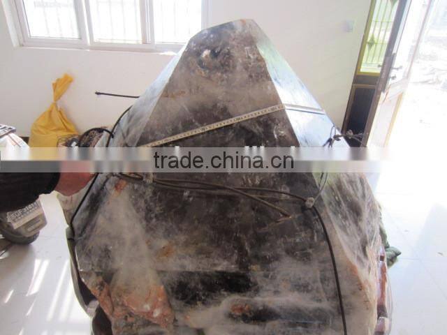 rock black crystal quartz stone