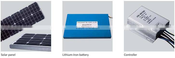 Singapore, 50W, All-In-One Infrare Sensor Solar LED Streetlight, LG LEDs, integrated Infrare Sensor Solar LED Street Lamp