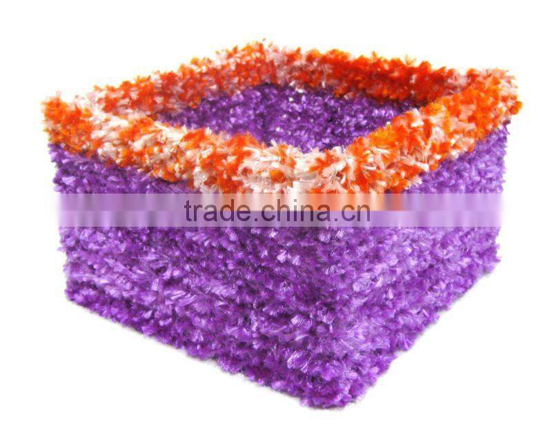 Square Shape Woolen Yarn Holiday Gift Box