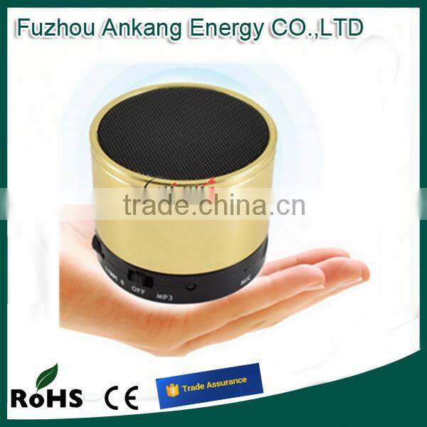 2015 new red mini mental bluetooth speaker without led light with mini speaker instruction