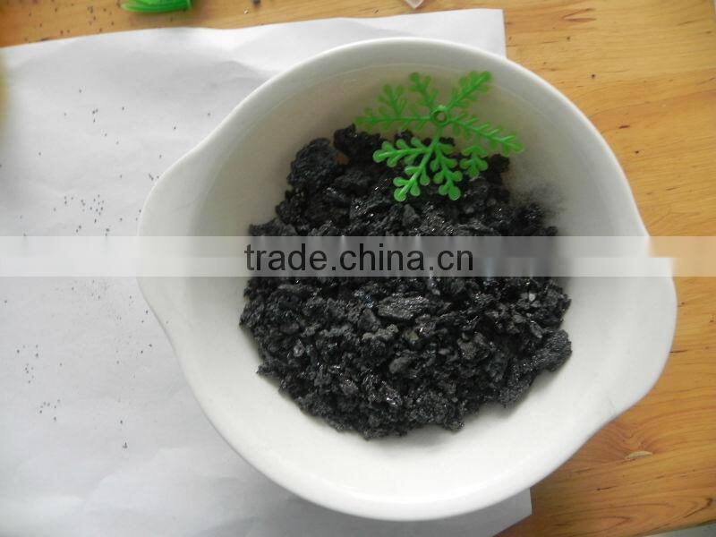 98.5%min black silicon carbide/carborundum for abraive/refractory/steelmaking