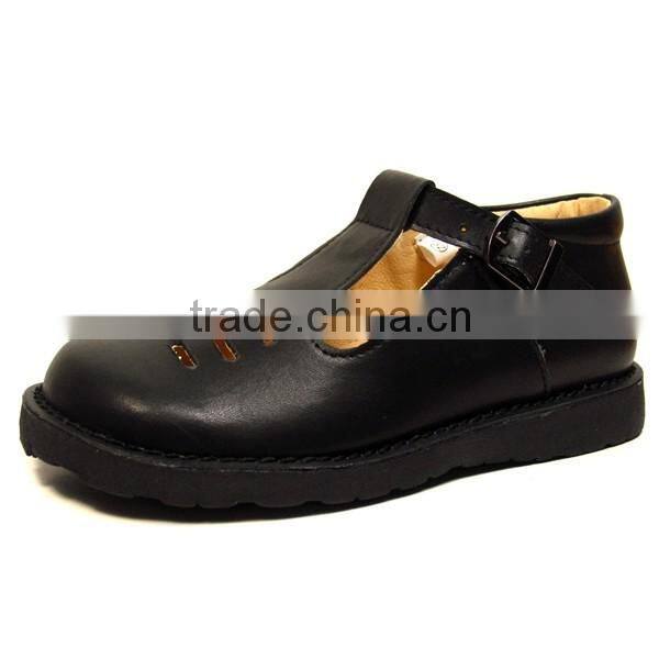 New Style 90582K Black Korean School Shoes for Girls