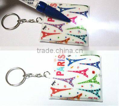 Flash light keychain