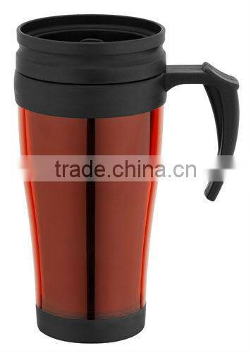 insulated coffee mug with handle and lid